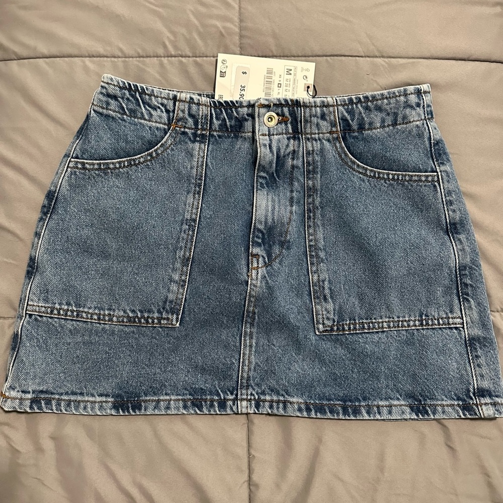 Zara Denim Mini Skirt